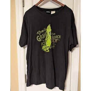 Dr. Seuss The Grinch Christmas Black T-Shirt
